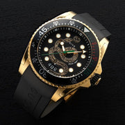  Shop Authentic Gucci Dive Quartz Black Dial Black Rubber Strap Watch For Men - YA136219 - Luxxuri