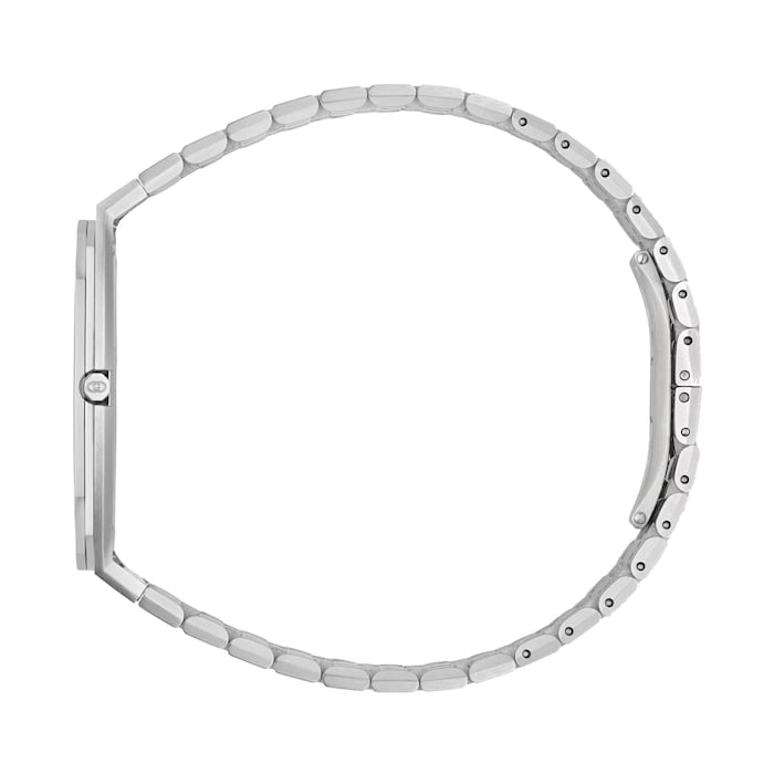  Shop Authentic Gucci 25H Quartz Turquoise Dial Silver Steel Strap Watch For Women - YA163409 - Luxxuri