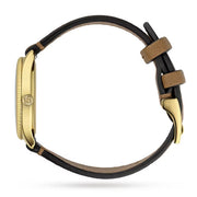  Shop Authentic Gucci G Timeless Quartz Silver Dial Brown Leather Strap Watch For Women - YA1265022 - Luxxuri