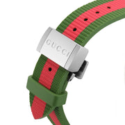  Shop Authentic Gucci Dive Automatic Black Dial Two Tone Rubber Strap Watch for Men - YA136349 - Luxxuri