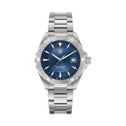  Shop Authentic Tag Heuer Aquaracer Quartz Blue Dial Silver Steel Strap Watch for Men - WAY1112.BA0928 - Luxxuri
