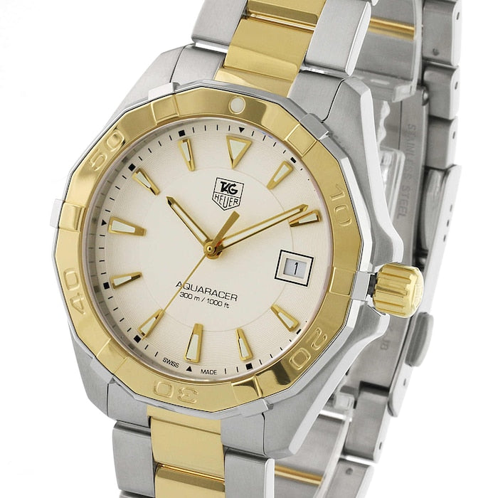  Shop Authentic Tag Heuer Aquaracer White Dial Watch for Men - WAY1120.BB0930 - Luxxuri