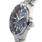  Shop Authentic Tag Heuer Aquaracer Blue Dial Quartz Silver Steel Strap Watch for Men - WAY111C.BA0928 - Luxxuri