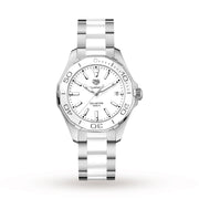 Shop Authentic Tag Heuer Aquaracer White Dial Watch for Women - WAY131B.BA0914 - Luxxuri