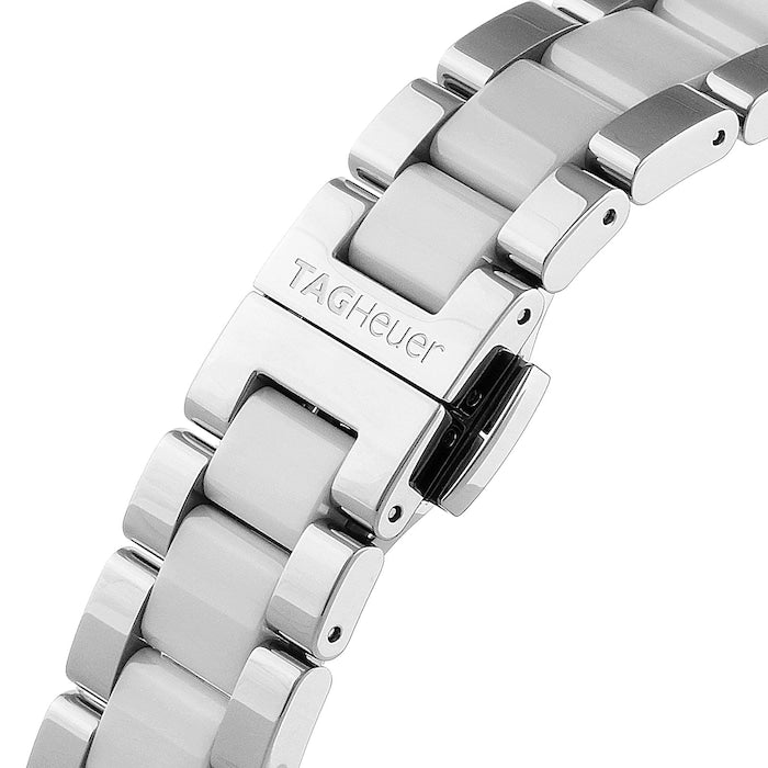  Shop Authentic Tag Heuer Aquaracer Quartz White Dial Two Tone Steel Strap Watch Women - WAY131B.BA0914 - Luxxuri