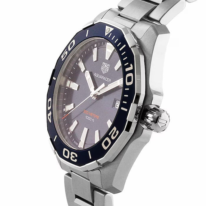  Shop Authentic Tag Heuer Aquaracer Blue Dial Watch for Men - WAY101C.BA0746 - Luxxuri