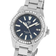  Shop Authentic Tag Heuer Aquaracer Quartz Diamonds Black Dial Silver Steel Strap Watch for Women - WAY131P.BA0748 - Luxxuri