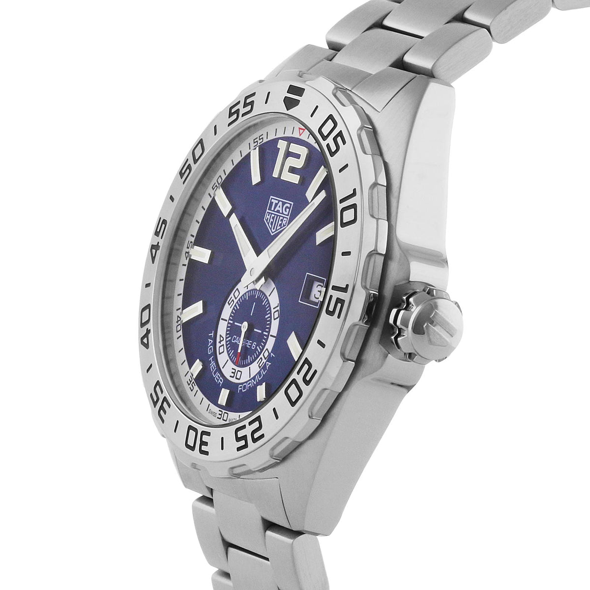  Shop Authentic Tag Heuer Formula 1 Calibre 6 Automatic Blue Dial Silver Steel Strap Watch for Men - WAZ2014.BA0842 - Luxxuri