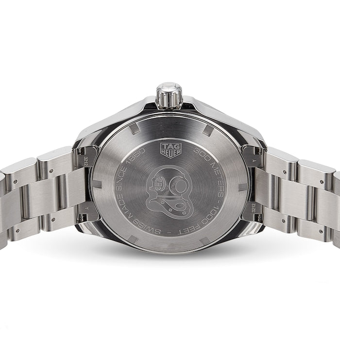  Shop Authentic Tag Heuer Aquaracer Blue Dial Silver Steel Strap Watch for Men - WBD1112.BA0928 - Luxxuri