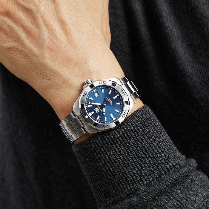  Shop Authentic Tag Heuer Aquaracer Blue Dial Watch for Men - WBD1112.BA0928 - Luxxuri