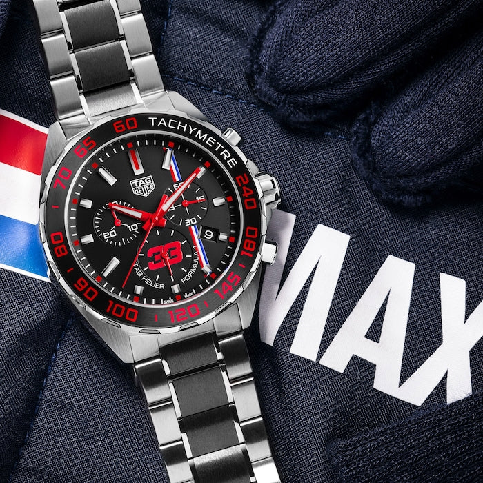 Shop Authentic Tag Heuer Formula 1 Max Verstappen Limited Edition Grey Dial Two Tone Steel Strap Watch for Gents - CAZ101U.BA0843 - Luxxuri