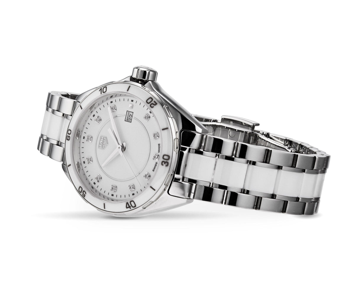  Shop Authentic Tag Heuer Formula 1 Diamonds White Dial Two Tone Steel Strap Watch for Women - WBJ141AD.BA0974 - Luxxuri
