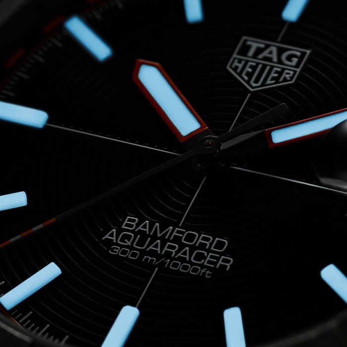  Shop Authentic Tag Heuer Aquaracer Bamford Automatic Black Dial Grey Steel Strap Watch for Men - WAY208F.BF0638 - Luxxuri
