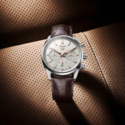  Shop Authentic Tag Heuer Carrera Chronograph White Dial Brown Leather Strap Watch for Men - CBN2013.FC6483 - Luxxuri