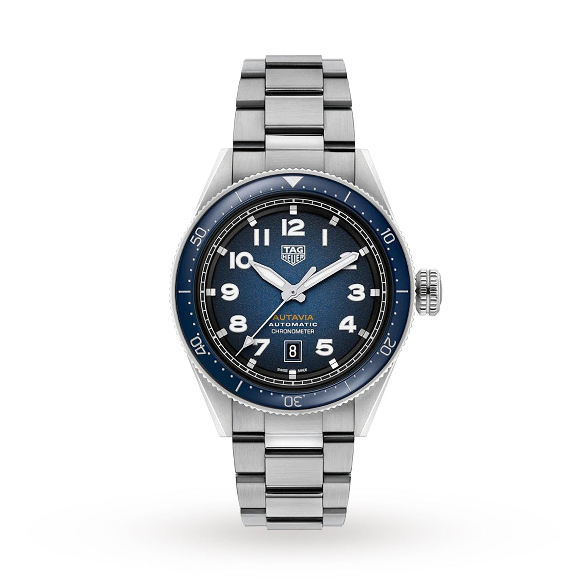  Shop Authentic Tag Heuer Autavia Blue Dial Watch for Men - WBE5116.EB0173 - Luxxuri