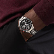  Shop Authentic Tag Heuer Carrera Chronograph Black Dial Silver Steel Strap Watch for Men - CBN2A1AA.BA0643 - Luxxuri