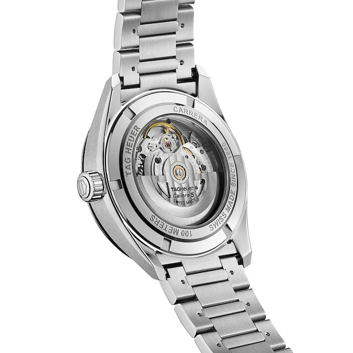  Shop Authentic Tag Heuer Carrera Date Blue Dial Silver Steel Strap Watch for Men - WBN2112.BA0639 - Luxxuri