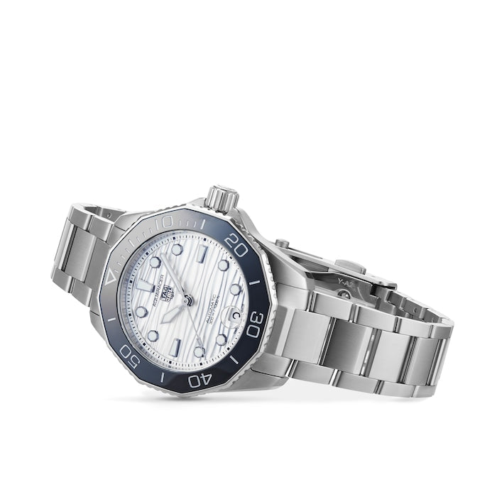  Shop Authentic Tag Heuer Aquaracer Professional 300 Automatic White Dial Silver Steel Strap Watch for Men - WBP231C.BA0626 - Luxxuri