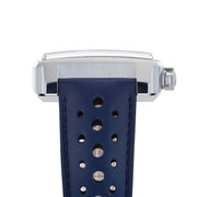  Shop Authentic Tag Heuer Monaco Gulf Automatic Chronograph Blue Dial Blue Leather Strap Watch for Men - CBL2115.FC6494 - Luxxuri