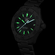  Shop Authentic Tag Heuer Aquaracer Professional 200 Solargraph Quartz Black Dial Silver Steel Strap Watch for Men - WBP1180.BF0000 - Luxxuri