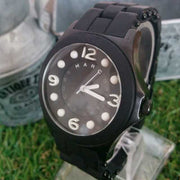  Shop Authentic Marc Jacobs Pelly Black Dial Black Silicone Strap Watch for Women - MBM2516 - Luxxuri