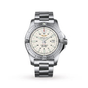  Shop Authentic Breitling Colt Automatic Silver Dial Black Leather Mens Watch - A1738811/G791/173A - Luxxuri