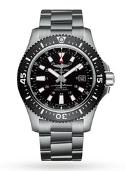  Shop Authentic Breitling Superocean II Special 44mm Black Dial Silver Steel Strap Watch for Men - Y1739310/BF45/162A - Luxxuri