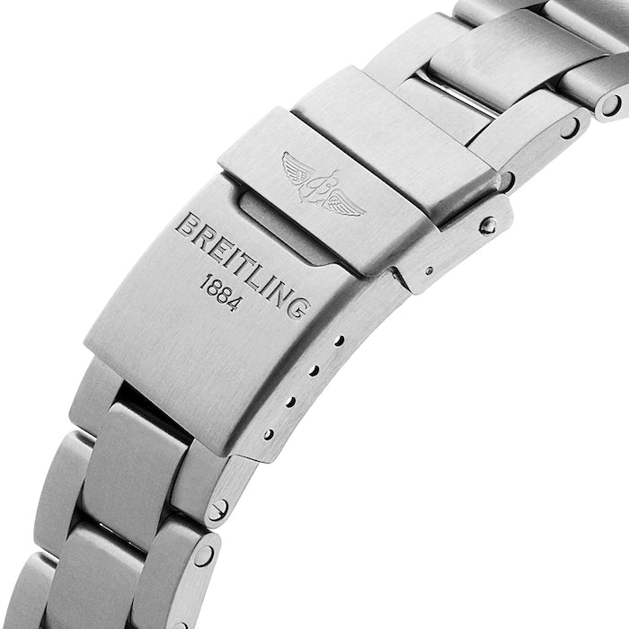  Shop Authentic Breitling Superocean II Special 44mm Black Dial Silver Steel Strap Watch for Men - Y1739310/BF45/162A - Luxxuri