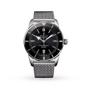 Shop Authentic Breitling Superocean Heritage B20 Automatic 46 Black Dial Silver Mesh Bracelet Watch for Men - AB2020121B1A1 - Luxxuri