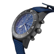  Shop Authentic Breitling Superocean Heritage Chronograph 44 Outerknown Blue Dial Blue NATO Strap Watch for Men - M133132A1C1W1 - Luxxuri