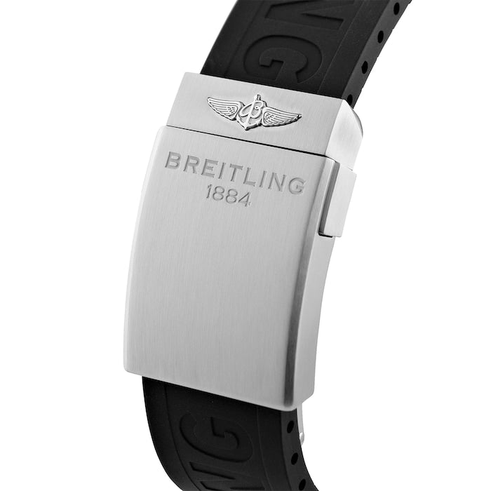  Shop Authentic Breitling Superocean II 44mm Black Dial Black Rubber Strap Watch for Men - A17367D71B1S2 - Luxxuri