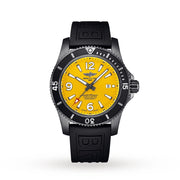  Shop Authentic Breitling Superocean Automatic 46mm Yellow Dial Black Rubber Strap Watch for Men - M17368D71I1S1 - Luxxuri