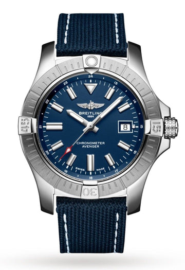  Shop Authentic Breitling Avenger Automatic 43mm Blue Dial Blue Nylon Strap Watch for Men - A17318101C1X2 - Luxxuri