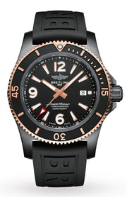  Shop Authentic Breitling Superocean Automatic 46mm Black Dial Black Rubber Strap Watch for Men - U17368221B1S1 - Luxxuri