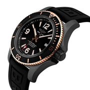  Shop Authentic Breitling Superocean Automatic 46mm Black Dial Black Rubber Strap Watch for Men - U17368221B1S1 - Luxxuri