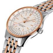  Shop Authentic Breitling Navitimer Automatic 41 White Dial Two Tone Steel Strap Watch for Men - U17326211G1U1 - Luxxuri