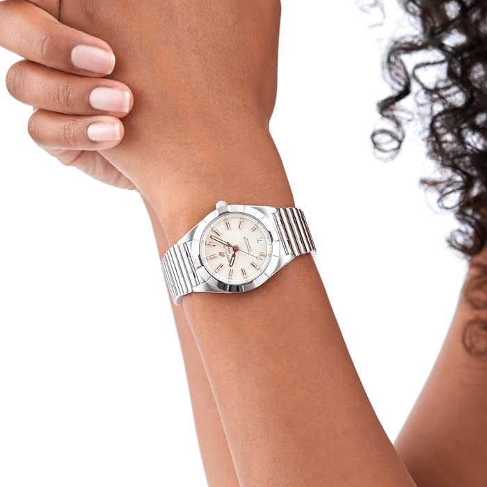  Shop Authentic Breitling Chronomat 32 Diamonds White Dial Silver Steel Strap Watch for Women - A77310101A3A1 - Luxxuri