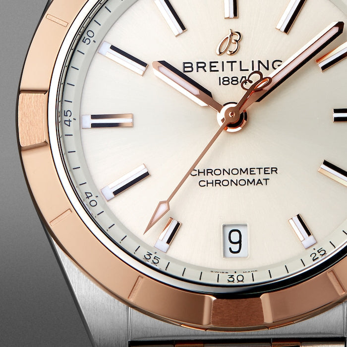  Shop Authentic Breitling Chronomat 32 White Dial Two Tone Steel Strap Watch for Women - U77310101A1U1 - Luxxuri
