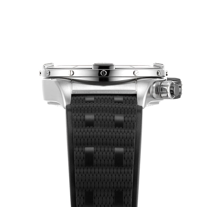  Shop Authentic Breitling Super Chronomat B01 44 Black Dial Black Rubber Strap Watch for Men - AB0136251B1S1 - Luxxuri