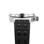  Shop Authentic Breitling Super Chronomat B01 44 Black Dial Black Rubber Strap Watch for Men - AB0136251B1S1 - Luxxuri
