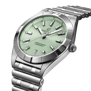  Shop Authentic Breitling Chronomat 32 Diamonds Green Dial Silver Steel Strap Watch for Women - A77310101L1A1 - Luxxuri