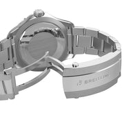  Shop Authentic Breitling Superocean Automatic 44mm Navy Green Dial Green Rubber Strap Watch for Men - A17376A31L1A1 - Luxxuri