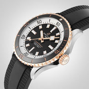  Shop Authentic Breitling Superocean Automatic 42 Black Dial Black Rubber Strap Watch for Men - U17375211B1S1 - Luxxuri
