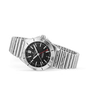  Shop Authentic Breitling Chronomat GMT 40 Automatic Black Dial Silver Steel Strap Watch for Men - A32398101B1A1 - Luxxuri