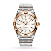  Shop Authentic Breitling Chronomat B02 18K Red Gold White Dial Two Tone Steel Strap Watch for Men - U77310101A2U1 - Luxxuri