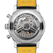  Shop Authentic Breitling Navitimer B01 Chronograph 43 Boeing 747 White Dial Black Leather Strap Watch for Men - AB01383B1G1P1 - Luxxuri