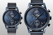  Shop Authentic Hugo Boss Navigator Chronograph Blue Dial Blue Mesh Bracelet Watch for Men - 1513538 - Luxxuri