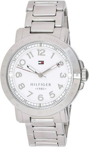  Shop Authentic Tommy Hilfiger White Dial Silver Steel Strap Watch for Women - 1781397 - Luxxuri