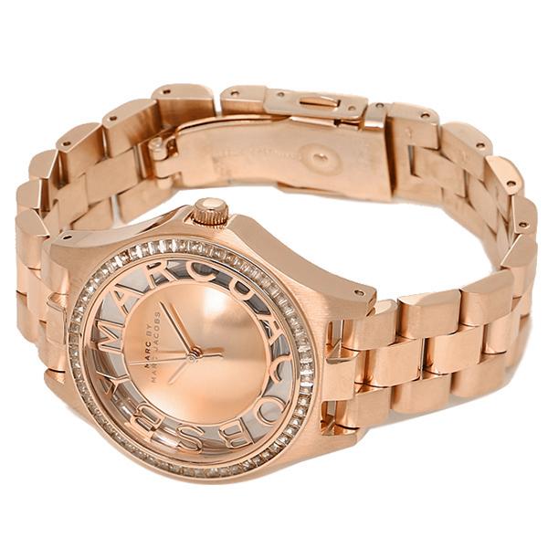  Shop Authentic Marc Jacobs Henry Transparent Rose Gold Dial Rose Gold Steel Strap Watch for Women - MBM3339 - Luxxuri
