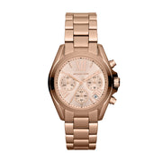  Shop Authentic Michael Kors Bradshaw Chronograph Rose Gold Dial Rose Gold Steel Strap Watch for Women - MK5799 - Luxxuri